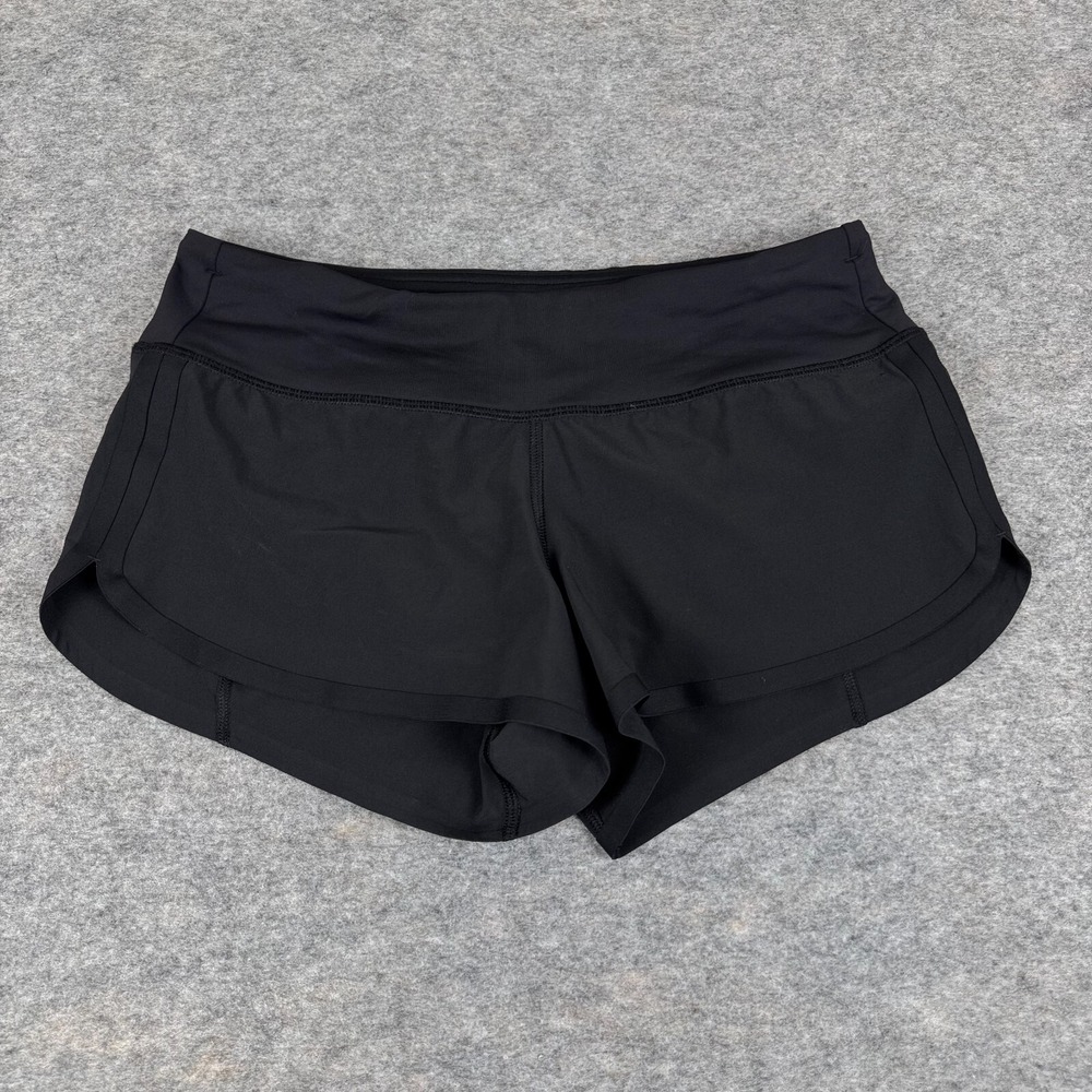 Lululemon Race Pace Short 2.5" Swift Ultra Light‎ W7FFAS Black Womens 4